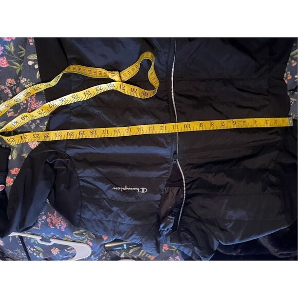 Champion Mens Black Eco Future Recycled Stretch Full-Zip Sweatshirt Large - Picture 11 of 13